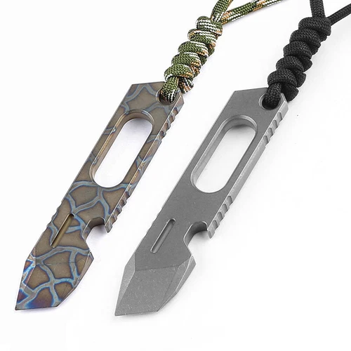 New Titanium Alloy Pocket Pry Bar Crowbar Opener Portable Outdoor EDC Multi Tool