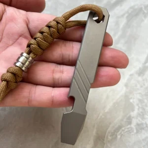 New Titanium Alloy Multi Tools Pry Bar Crowbar Bottle Opener Wrench Outdoor EDC