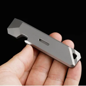 New Titanium Alloy Pocket Pry Bar Crowbar Opener Portable Outdoor EDC Multi Tool