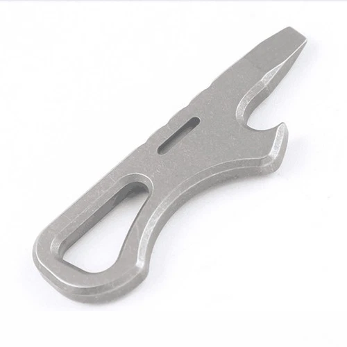 EDC Solid Titanium Alloy Multi Tools Pry Bar Pocket Crowbar Opener Screwdriver